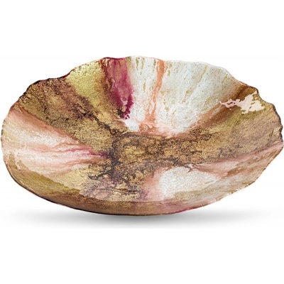 Eurofirany sklenená miska Mabel 01 FI 43X7 cm
