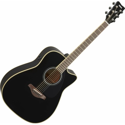 Yamaha FGC-TA Black Електро-акустична китара Дреднаут