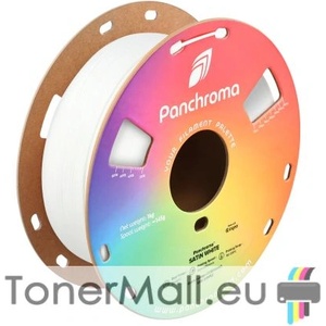 Polymaker PLA филамент Polymaker Panchroma Satin PLA, 1.75 mm, 1.0 kg, White - tonermall