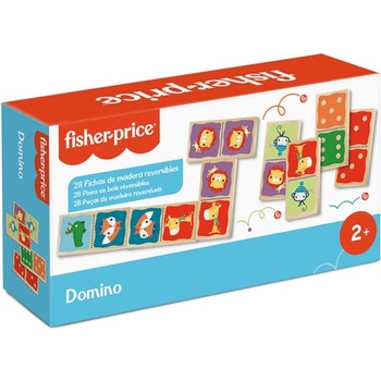 Image 1 of Fisher Price - Дървено домино с две лица, Животни F2001