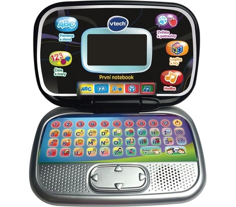Vtech Prvý notebook čierny CZ