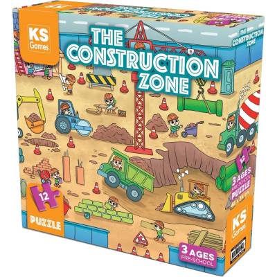 KS Games Пъзел KS Games от 12 части - Строителство (PRS32704)