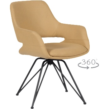 Carmen Трапезен стол devon - жълт sf 1