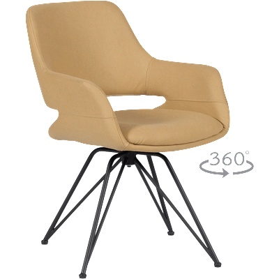 Carmen Трапезен стол devon - жълт sf 1