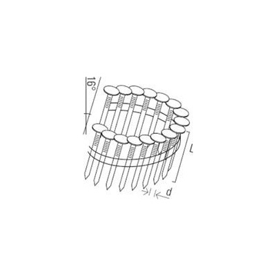 KMR hřebík hladký 3,0x19mm NK pro 3516 RN46 (7200ks)
