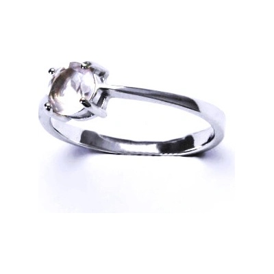 Čištín Zlatý prsten přírodní růženín bílé i žluté zlato T 1250