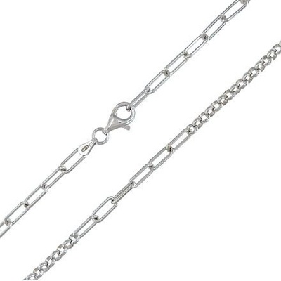 Infinity Silver Stříbrný náhrdelník kombinovaný 202200145
