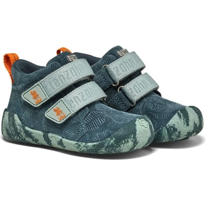 Affenzahn Детски обувки barefoot Affenzahn Kid's Lauflerner Übergangsschuh Leder Talky Barefoot shoes - Bunny / Petrol - размер 24 (EU) (702-4542-0316)