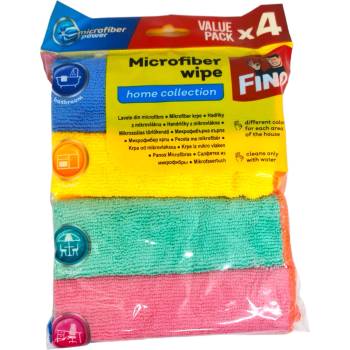 FINO микрофибърни кърпи, Home Collection, 4 броя