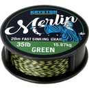 Kryston šnúra Merlin Fast Sinking Braid Čierna 20m 35lb