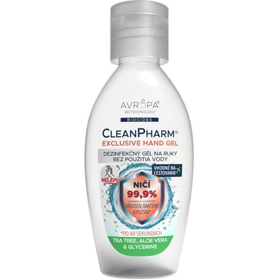 AVROPA CleanPharm Hand Gel Exclusive dezinfekčný gél na ruky 50 ml