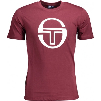 Sergio Tacchini Pánské triko s krátkým rukávem bílá tmavě červená