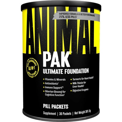 Universal Nutrition Animal Pak, 30 Packs