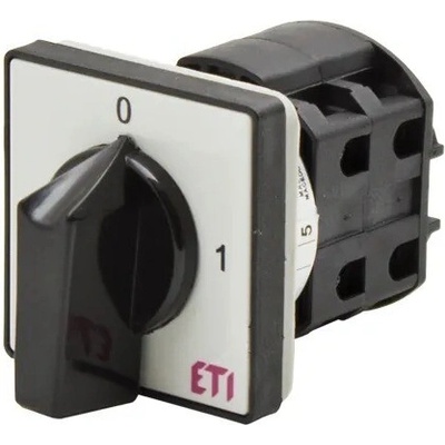 ETI Vačkový spínač pre ampérmeter 25A "N+L1, L2, L3" fázový, CS 25 98 U