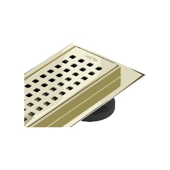 Mexen Flat 360° M08 линеен въртящ се сифон 100 см, златен - 1525100-40 (1525100-40)