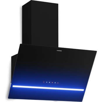 Klarstein Illuminosa наклонен абсорбатор| Режим на извличане и рециркулация | Минималистичен | 818 м³/ч | 60 см (CGCH2-Kl-Ill-60Bk) (CGCH2-Kl-Ill-60Bk)