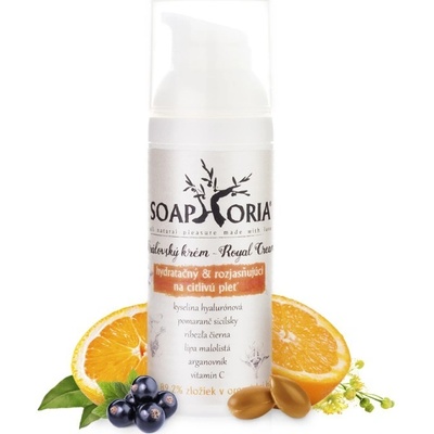 Soaphoria hydratačný & rozjasňujúci krém na normálnu až citlivú pleť 50 ml