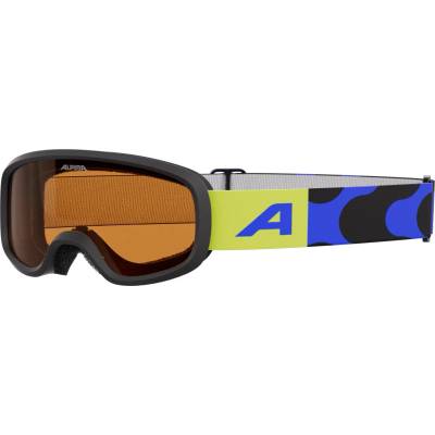 Alpina Детска ски маска Alpina Kid's Carvy 3.0 S2 (VLT 22%) Ski goggles - Black Matt / Orange - размер One Size (417-4036-0111)