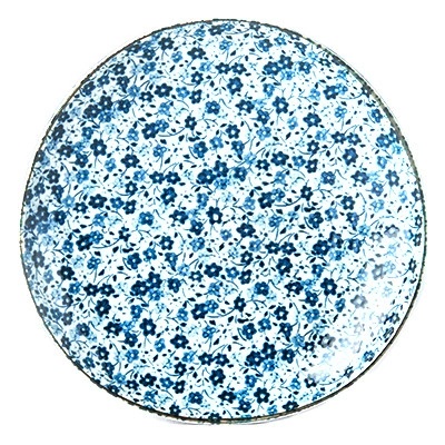 MIJ Jídelní talíř BLUE DAISY 19 cm
