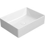 SAPHO GSI Kube X - Мивка за плот, 50х37 см, без преливник, ExtraGlaze, бяла 942911 (942911)