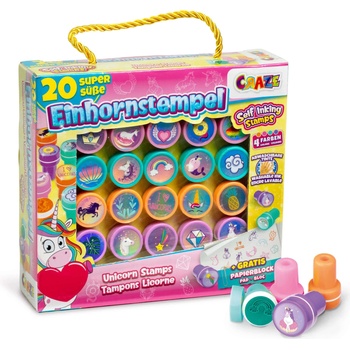 CRAZE Детски комплект печати Craze - Разноцветни еднорози (C29190)