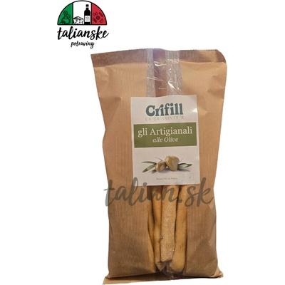 Crifill Tyčinky Grissini s olivami 200 g