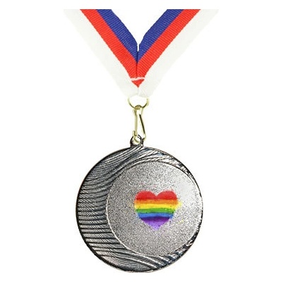 Medaile Rainbow heart