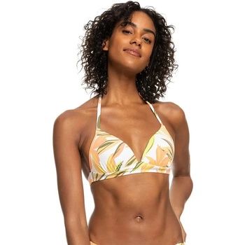 Roxy Pt Beach Classics Molded Tri bikini top - White (Bright White Subtly Salty Flat)