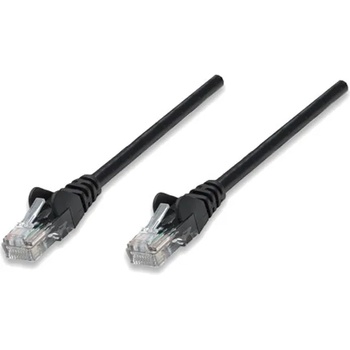 Intellinet Пач кабел Intellinet, UTP, Cat. 5e, 0.25m, черен (347440)