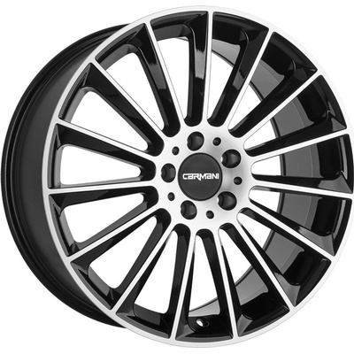 Carmani 17 9x19 5x112 ET49 black polished