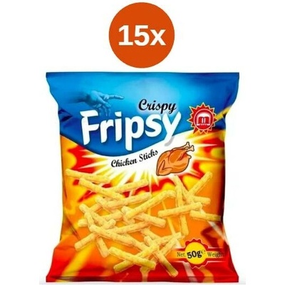 Fripsy crispy tyčinky kuřecí 15x 50 g