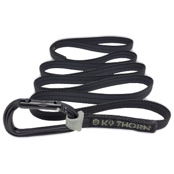 K9 Thorn Неплъзгаща се каишка с Petzl карабинер, черна, XL (0081/16.BLK.XL)