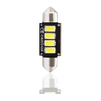 m-tech LED C5W 36мм 4xSMD5730 12V CANBUS M-TECH крушка (L334W)