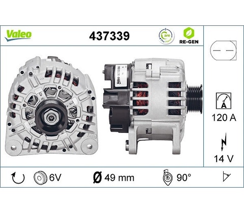 generátor VALEO 437339