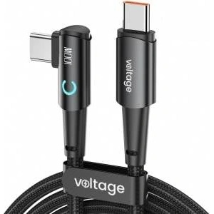 Voltage USB-C / USB-C angled Voltage PowerAngle 100W PD 200cm black cable