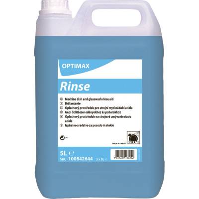 Diversey OPTIMAX Rinse oplachovací prostriedok do umývačky riadu 5 l