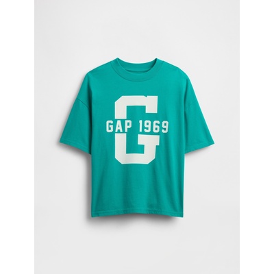GAP Детска риза с логото на GAP GAP | Zelen | Момчешки | 104/110