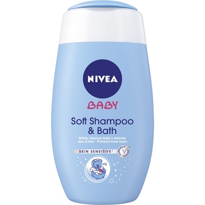 Nivea Baby šampon a pěna do koupele 2v1 200 ml