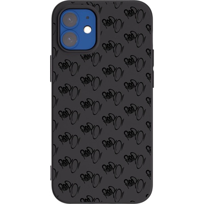 Picasee silikónové Apple iPhone 12 mini - Separ - Black On Black 1 čierne
