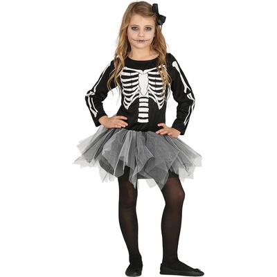 Fiestas Guirca Детски костюм - Туту скелет Размер - деца: L: 129-137 см