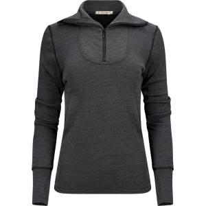 Aclima Дамски вълнен пуловер Aclima Women's Doublewool Polo Merino longsleeve - Marengo / Jet Black - размер XS (105-7674-0111)