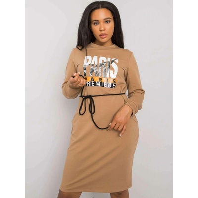 Lakerta Dress LK-SK-508299.30 camel hořčicová