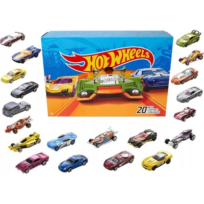 Mattel Hot Wheels Sada autíček DXY59 20 kusů