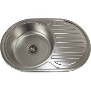 Mixxus Z7750-06-180D (decor) кухненска мивка от неръждаема стомана (8554) Мивка за вграждане