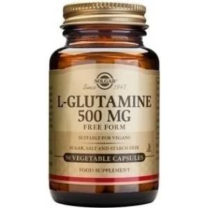 SOLGAR Хранителна добавка L-Glutamine, Solgar L-GLUTAMINE 500mg, 50 veg. caps