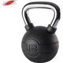 JORDAN Kettlebell pogumovaný s chromovým madlom 18 kg