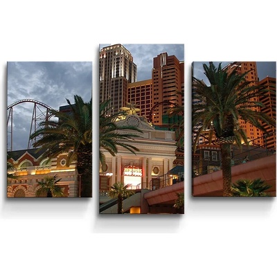 Sablio Obraz - 3-dílný Las Vegas 4 - 75x50 cm