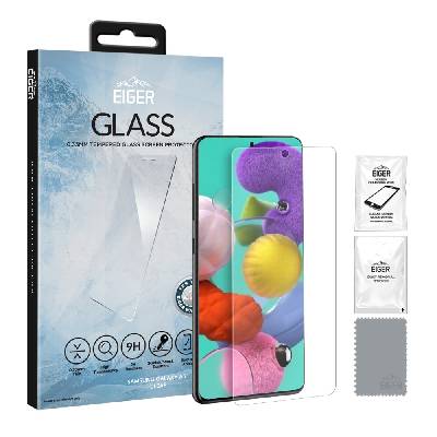 Калено стъклено защитно покритие за дисплея на Samsung Galaxy A51 - Eiger Tempered Glass Protector 2.5D (прозрачен) (EGSP00573)