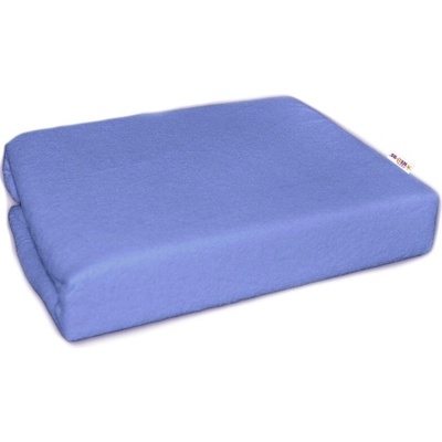 Baby Nellys Froté prostěradlo 75 x 35 modré