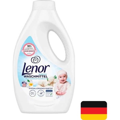 Lenor Sensitiv Waschmittel gel 950 ml 19 PD